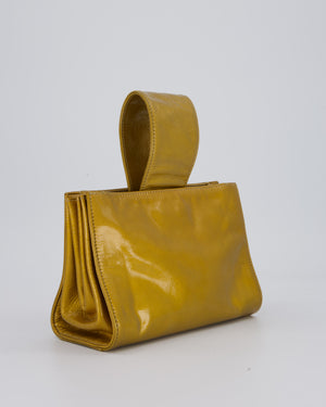 Chanel Gold Metallic Reissue Small Double Clutch Bag in Patent Leather with Champagne Gold Hardware