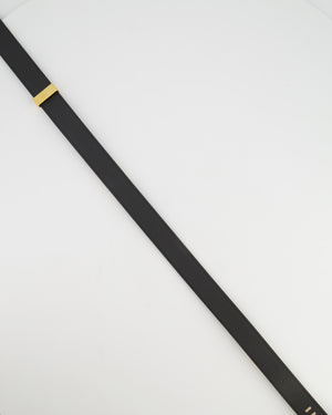 Hermès Collier de Chien 32 Belt in Black Epsom Leather with Gold Hardware Size 85 RRP £2,570