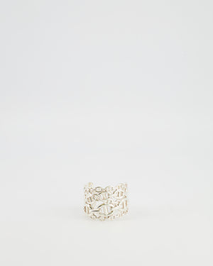 Hermès Chaine D'ancre Enchaînée Cuff Bracelet in Silver Size Small RRP £2,950