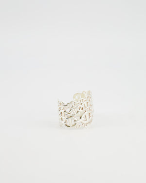 Hermès Chaine D'ancre Enchaînée Cuff Bracelet in Silver Size Small RRP £2,950