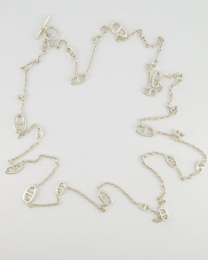 Hermès Silver Farandole Long Necklace 160