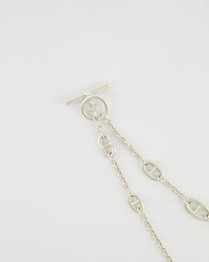 Hermès Silver Farandole Long Necklace 160