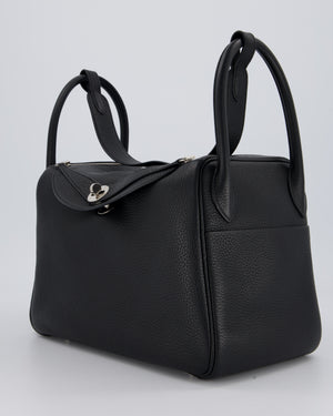 Hermès Lindy 30 Bag in Black Togo Leather with Palladium Hardware