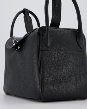 Hermès Lindy 30 Bag in Black Togo Leather with Palladium Hardware