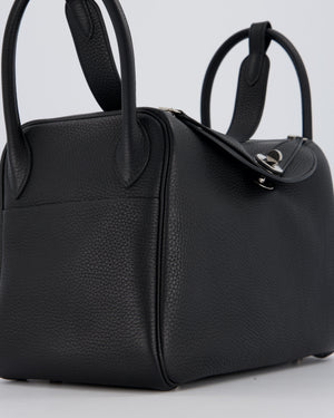 Hermès Lindy 30 Bag in Black Togo Leather with Palladium Hardware