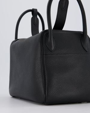 Hermès Lindy 30 Bag in Black Togo Leather with Palladium Hardware