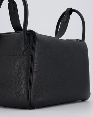 Hermès Lindy 30 Bag in Black Togo Leather with Palladium Hardware
