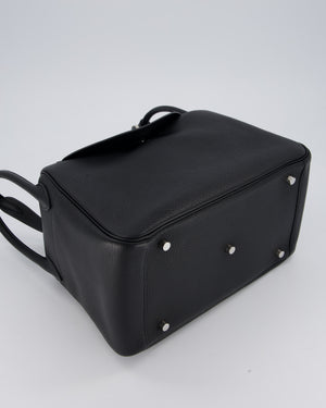 Hermès Lindy 30 Bag in Black Togo Leather with Palladium Hardware