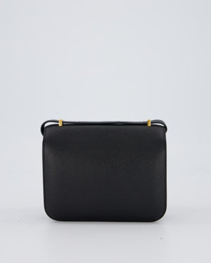 Hermès Constance III 18 Bag in Noir Epsom Leather with Gold Hardware