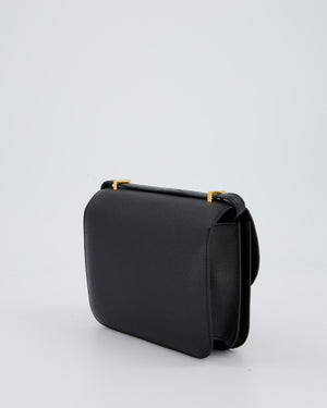 Hermès Constance III 18 Bag in Noir Epsom Leather with Gold Hardware