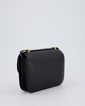 Hermès Constance III 18 Bag in Noir Epsom Leather with Gold Hardware