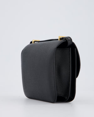 Hermès Constance III 18 Bag in Noir Epsom Leather with Gold Hardware