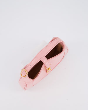 Gucci Mini Jackie 1961 Bag in Baby Pink Box Calfskin with Gold Hardware