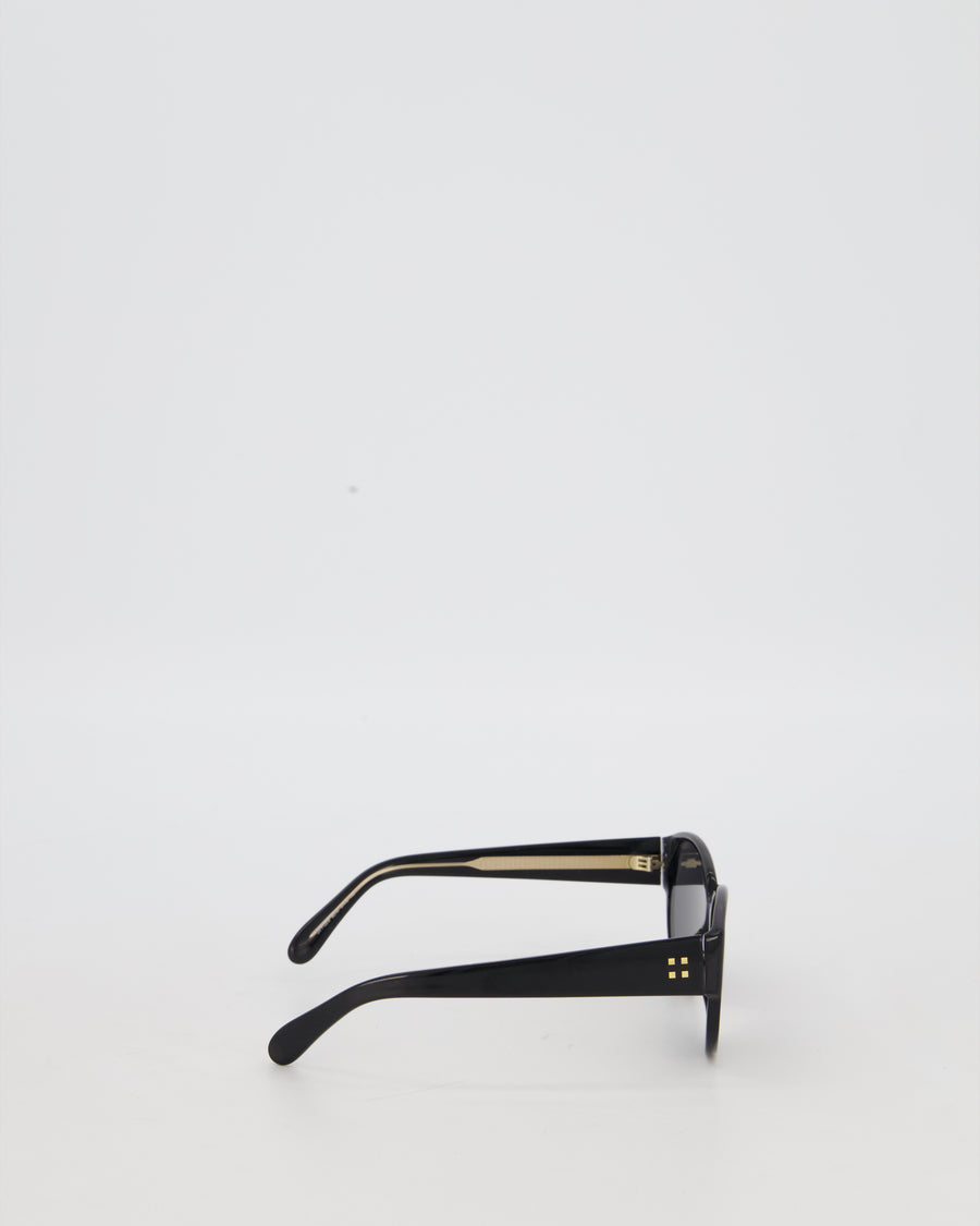 Givenchy Black Sunglasses With Gold Hardware