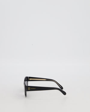 Givenchy Black Sunglasses With Gold Hardware