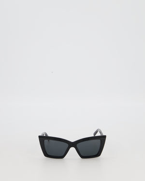 Saint Laurent Black SL 657 Cat Eye Sunglasses in Black