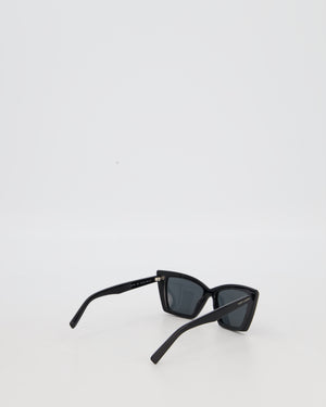 Saint Laurent Black SL 657 Cat Eye Sunglasses in Black