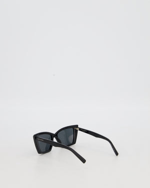 Saint Laurent Black SL 657 Cat Eye Sunglasses in Black