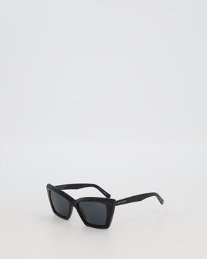 Saint Laurent Black SL 657 Cat Eye Sunglasses in Black