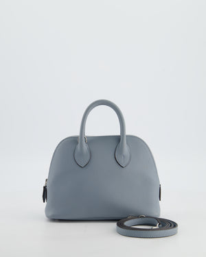 *HOT* Hermès Mini Bolide 1923 Bag in Gris Pantin Evercolour Leather with Palladium Hardware