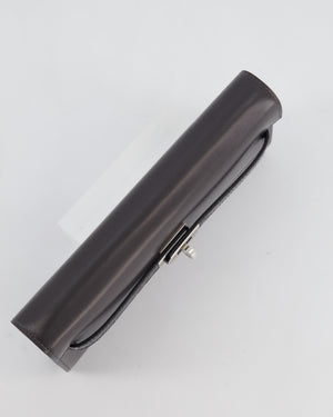 *SUPER RARE* Hermès Kelly To Go Touch Bag in Graphite Box Calf Leather & Noir Alligator Mississippiensis with Palladium Hardware