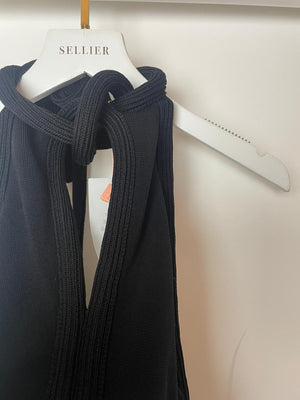 Cult Gaia Black Knit Top Size S (UK 6)