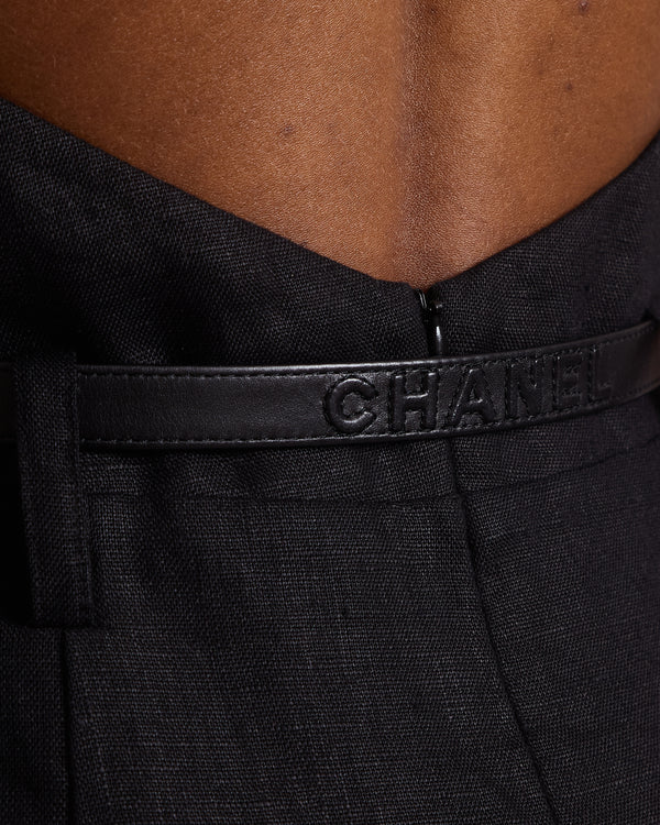Chanel 95A Collectors Weaved Chain Buckle Belt with Logo Detail Size 70cm