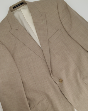 Richard James Light Beige Jacket and Trouser Suit Size 44R & 38R
