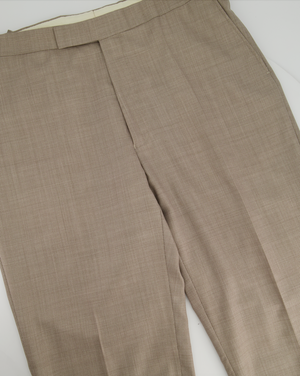 Richard James Light Beige Jacket and Trouser Menswear Suit Size 44R