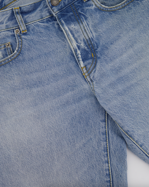 Saint Laurent Menswear Blue Stone Wash Straight Leg Jeans Size 30