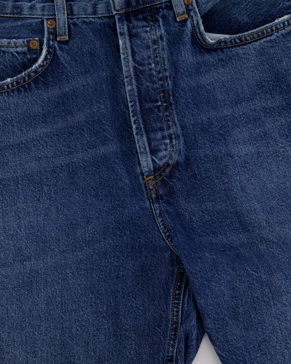 Agolde Blue Waist Straight-Leg Jeans Size 25 (UK 6) – Sellier