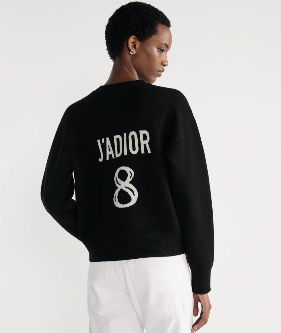 Christian Dior Black Chashmere J'Adior Jumper Size FR 34 (UK 6) RRP £1,700
