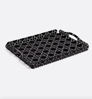 Christian Dior Black Cannage Perspex Tray RRP £420
