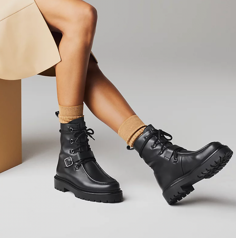 Hermès Black Land Ankle Boots in Calfskin Leather Size EU 38.5 RRP £1,980