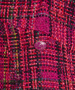 Chanel Pink Sleeveless Tweed Midi Dress with CC Button Detail Size FR 42 (UK 14)