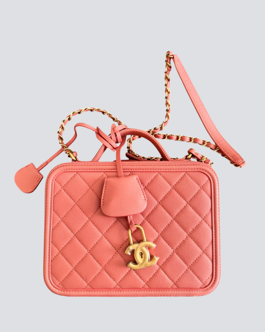 Chanel vanity pink discount
