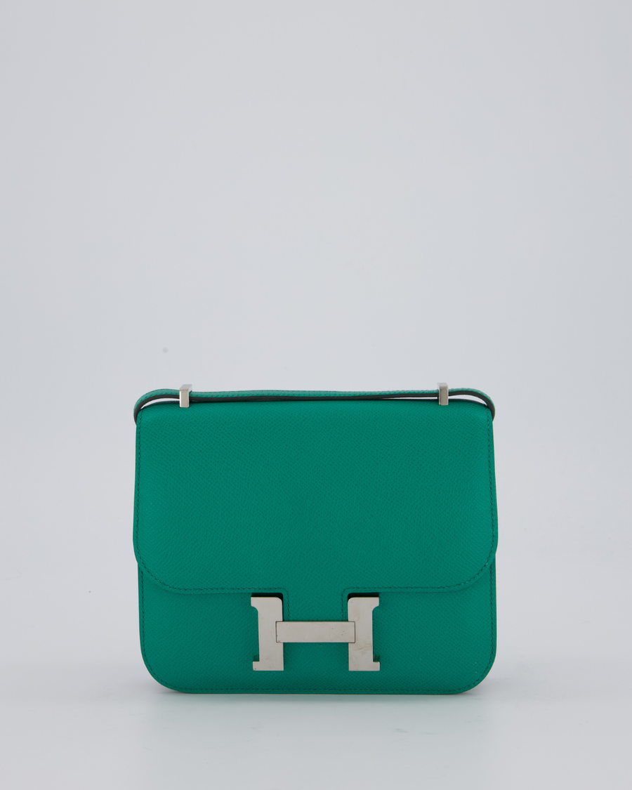 Hermès Constance III 18 Miroir Bag in Vert Jade Epsom Leather with Palladium Hardware