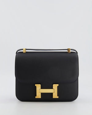 Hermès Constance 24 Bag in Noir Epsom Leather with Gold Hardware