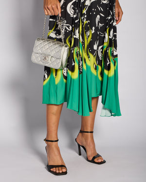 Prada Black Zodiac Sleeveless Flame Dress Size IT 42 (UK 10)