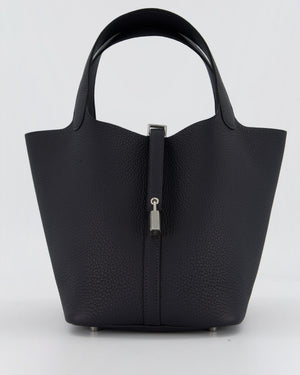 Hermès Picotin Lock 22 Bag in Caban Clemence Leather with Palladium Hardware