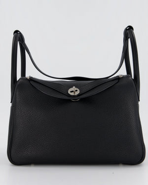 Hermès Lindy 30 Bag in Black Togo Leather with Palladium Hardware
