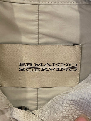Ermanno Scervino Cream Jacket with Shoulder and Pocket Embellished Details Size IT 38 (UK 6)