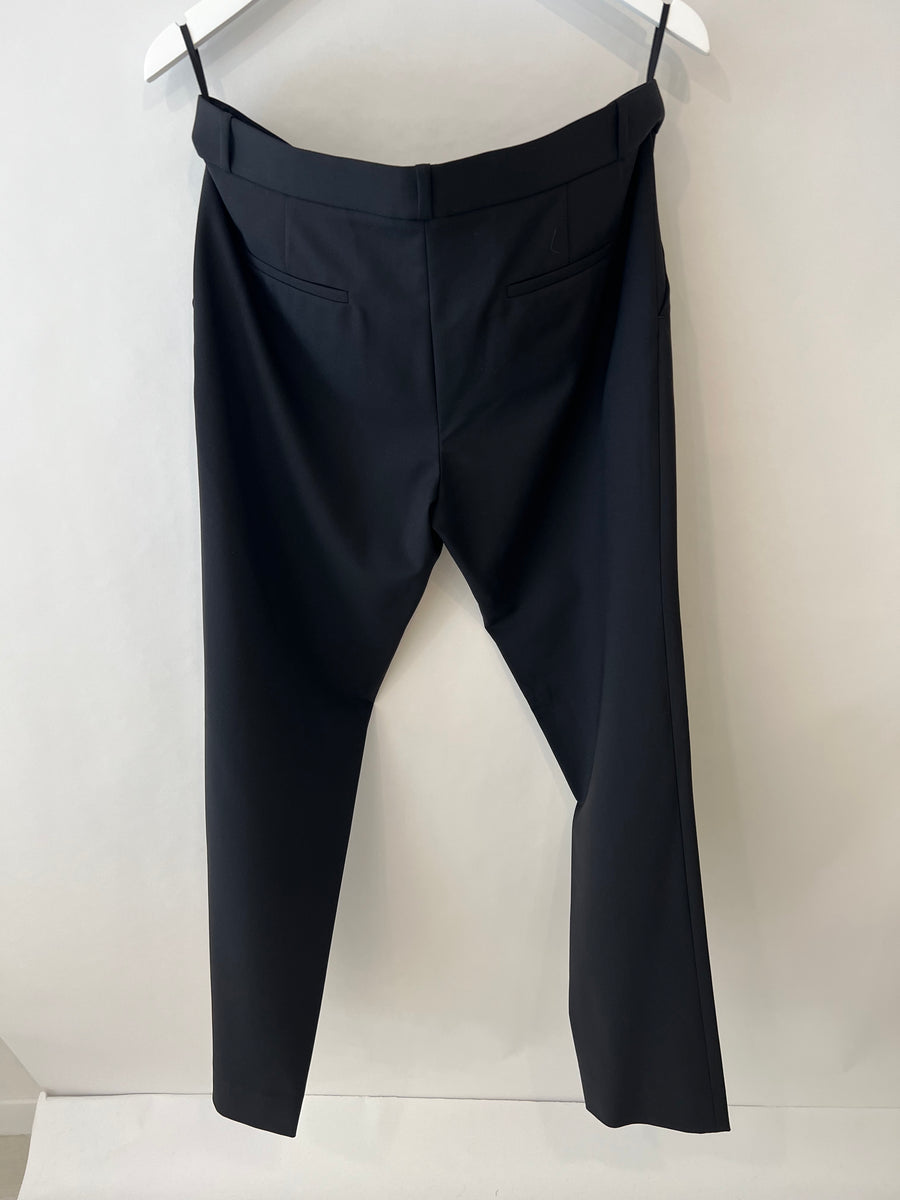 The Row Black Wool Tailored Trousers Size US 10 (UK 14)