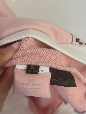 Versace Dusty Pink Sweater with Logo Size IT 38 (UK 6)