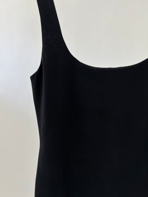 NBD Black Slip Dress with Split Detailing FR 36 (UK 8)