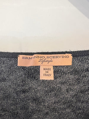 Ermanno Scervino Black Lace Long-sleeve Body IT 42 (UK 10)