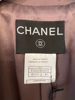 Chanel Brown Three Piece Tailored Set with Silk and Mohair Size FR 40 (UK 12)