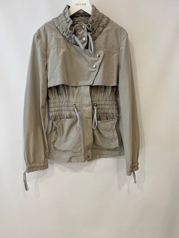 Gucci Beige Distressed Jacket with Pocket Details Size IT 38 (UK 6)
