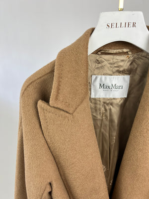 Max Mara Brown Cashmere Belted Coat IT 42 (UK 10)
