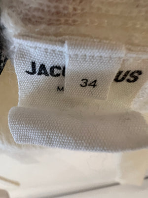 Jacquemus Cream Mohair Alzou Cropped Cardigan Size FR 34 (UK 6) RRP £320